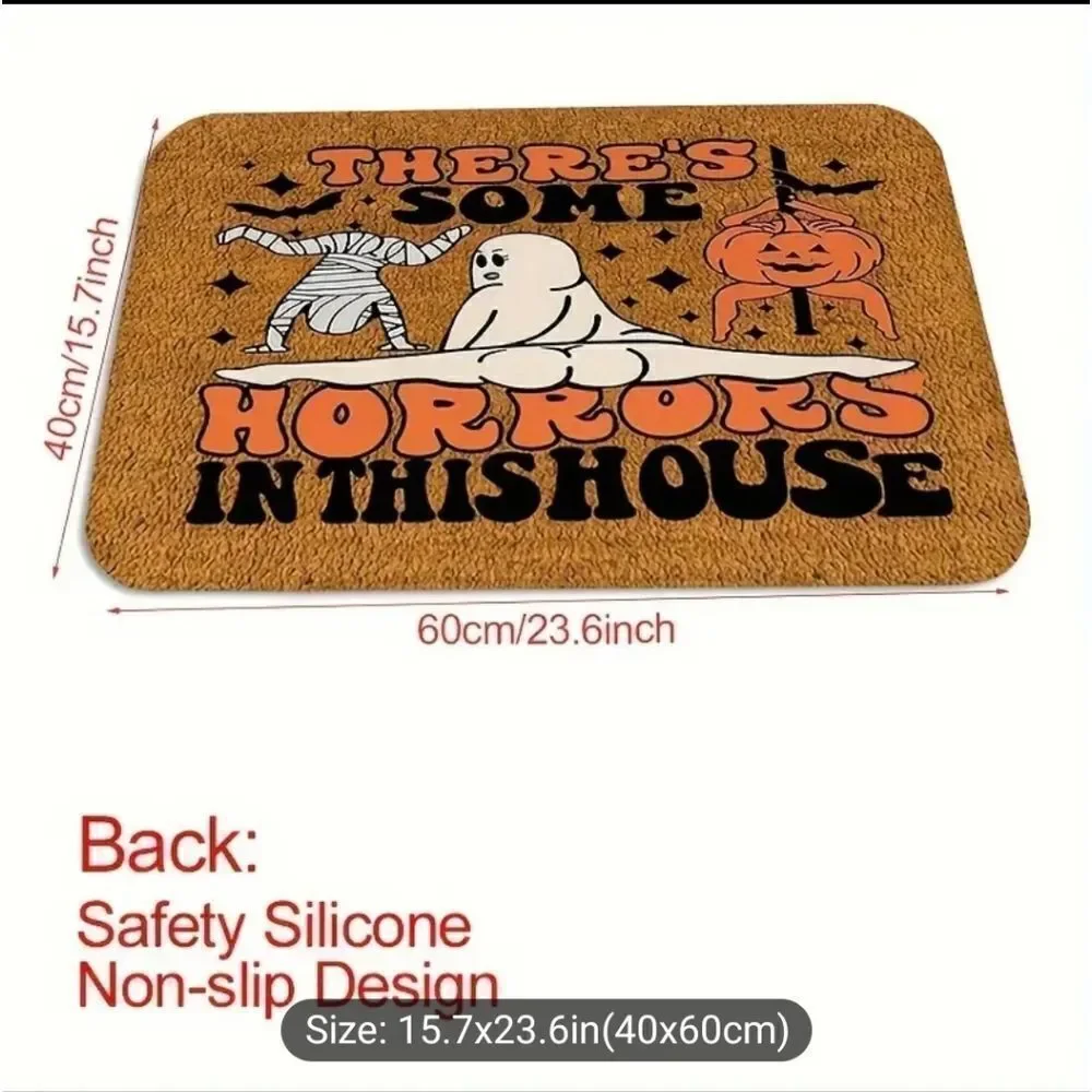 Halloween welcome mat